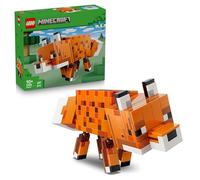 LEGO Minecraft The Fox Toy - 3D Puzzle Animal Figure with Accessories - DIY Gaming Room or Bedroom Decor - Birthday Gift Idea for 10+ Year Old Boys, Girls & Fans - 21588