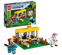 LEGO Minecraft The Horse Stable 21171 Building Kit; Fun Minecraft Farm