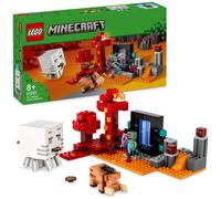 LEGO Minecraft The Nether Portal Ambush Building Toy 21255