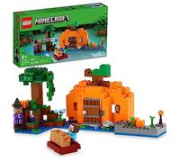 LEGO Minecraft The Pumpkin Farm - Building Toy for Kids Age 8+ - Toy for Boys, Girls, & Gamers W/Steve Minifigure, Witch, & More - 21248