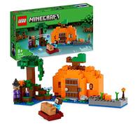 LEGO Minecraft The Pumpkin Farm - Building Toy for Kids Age 8+ - Toy for Boys, Girls, & Gamers W/Steve Minifigure, Witch, & More - 21248