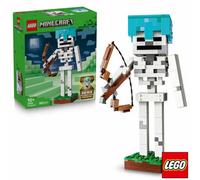 Lego Minecraft The Skeleton 21276 Building Set, 502 Pieces, Posable Gaming Display Figure With Accessories For Kids Ages 10+
