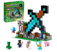 LEGO Minecraft The Sword Outpost 21244 Building Toys - Featuring Creeper, Warrior, Pig, and Skeleton Figures, Game Inspired Toy for Fun Adventures and Play, Gift for Kids, Boys, and Girls Ages 8+