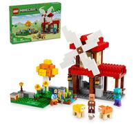 LEGO Minecraft The Windmill Farm Building Toys - Minecraft Toys for Kids, Boys & Girls, Ages 8+ - 3 Minifigures Included - Birthday Gift for Fans of Videogame - 21262