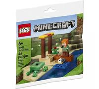 LEGO Minecraft Turtle Beach Polybag 30432 - 46 Pieces with Turtle Figure | LEGO