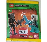 LEGO Minecraft Wither Skeleton Minifigure with Ender Explorer and TNT - 6