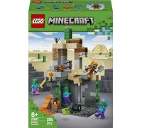 LEGO Minecraft Zombie Dungeon 21587 | Toys for 8+ Year Old Boys & Girls, Interactive Set, Wanderer Minifigure, Slime & 3 Zombie Figures, Gaming Gift, 284 Pieces