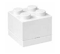 LEGO Mini Box 4 Storage Brick Box White - 46 × 46 × 43 mm - Storage Brick - White