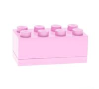 Lego Mini Box 8 Storage Brick Light Pink