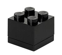 Lego, mini storage box, 4 bricks, in black