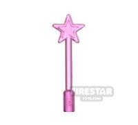 LEGO Minifigure Accessory Magic Wand TRANS DARK PINK