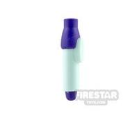 LEGO Minifigure Accessory Pen with Dark Purple Tip and Cap LIGHT AQUA