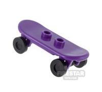 LEGO Minifigure Accessory Skateboard Deck with Wheels DARK PURPLE
