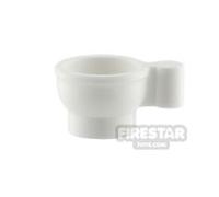 LEGO Minifigure Accessory Teacup WHITE
