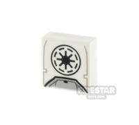 LEGO Minifigure Accessory Tile 1x1 SW Galactic Republic Backpack WHITE