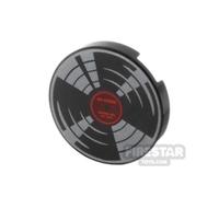 LEGO Minifigure Accessory Tile Round 2x2 Vinyl Record BLACK