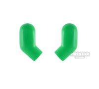 LEGO Minifigure Arms Pair Plain Monochrome BRIGHT GREEN