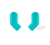 LEGO Minifigure Arms Pair Plain Monochrome DARK TURQUOISE