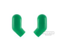 LEGO Minifigure Arms Pair Plain Monochrome GREEN