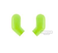 LEGO Minifigure Arms Pair Plain Monochrome LIME