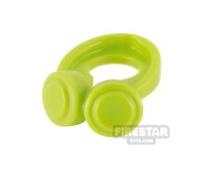 LEGO Minifigure Bodywear Headphones Around Neck LIME