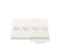 LEGO Minifigure Display Stand 3x4 WHITE