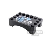 LEGO Minifigure Display Stand 4x6 SW 25 Years Of LEGO Star Wars BLACK