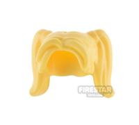 LEGO Minifigure Hair High Pigtails with Hole on Top BRIGHT LIGHT YELLO