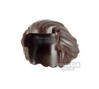 LEGO Minifigure Hair Mid-Length Swept Back with Widow's Peak DARK BROW