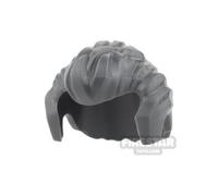 LEGO Minifigure Hair Swept Back with Sideburns and Widow's Peak DARK B