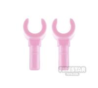 LEGO Minifigure Hands Pair Plain Monochrome BRIGHT PINK