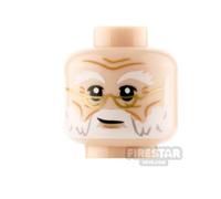 LEGO Minifigure Head Glasses and Beard LIGHT FLESH