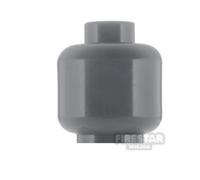 LEGO Minifigure Head Plain Monochrome DARK BLUEISH GRAY
