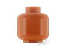 LEGO Minifigure Head Plain Monochrome DARK ORANGE