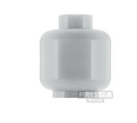LEGO Minifigure Head Plain Monochrome LIGHT BLUEISH GRAY