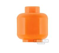 LEGO Minifigure Head Plain Monochrome ORANGE