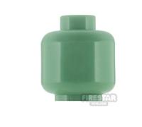 LEGO Minifigure Head Plain Monochrome SAND GREEN