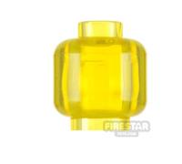 LEGO Minifigure Head Plain Monochrome TRANS YELLOW