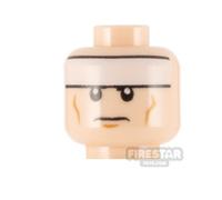 LEGO Minifigure Head SH Batman Frown and Open Mouth Grin LIGHT FLESH