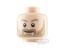 LEGO Minifigure Head SH Thor Grin and Angry with Lightning Eyes LIGHT