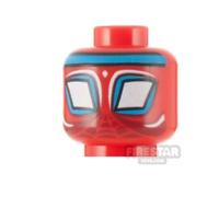 LEGO Minifigure Head Spider-Man India RED