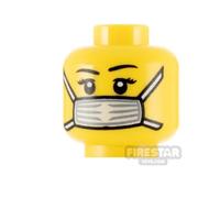 LEGO Minifigure Head Surgical Mask YELLOW
