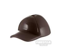 LEGO Minifigure Headgear Cap with Seams and Hole on Top DARK BROWN