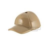 LEGO Minifigure Headgear Cap with Seams and Hole on Top DARK TAN