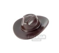 LEGO Minifigure Headgear Cowboy Hat DARK BROWN