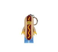 LEGO® Minifigure Hot Dog Guy Keyring Light in Brown lego® Brown