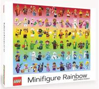 Lego Minifigure Rainbow 1000 Piece Jigsaw Puzzle
