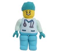 LEGO® Minifigure Small Plush Doctor | Soft Collectible Medical Plush Toy Inspired by LEGO Minifigures, Career Character Plush for Kids and Collectors, Ages 4+