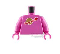 LEGO Minifigure Torso Classic Space Logo DARK PINK