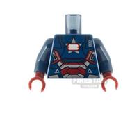 LEGO Minifigure Torso SH Iron Patriot MK1 DARK BLUE